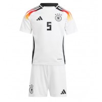 Camiseta Alemania Pascal Gross #5 Primera Equipación Replica Eurocopa 2024 para niños mangas cortas (+ Pantalones cortos)